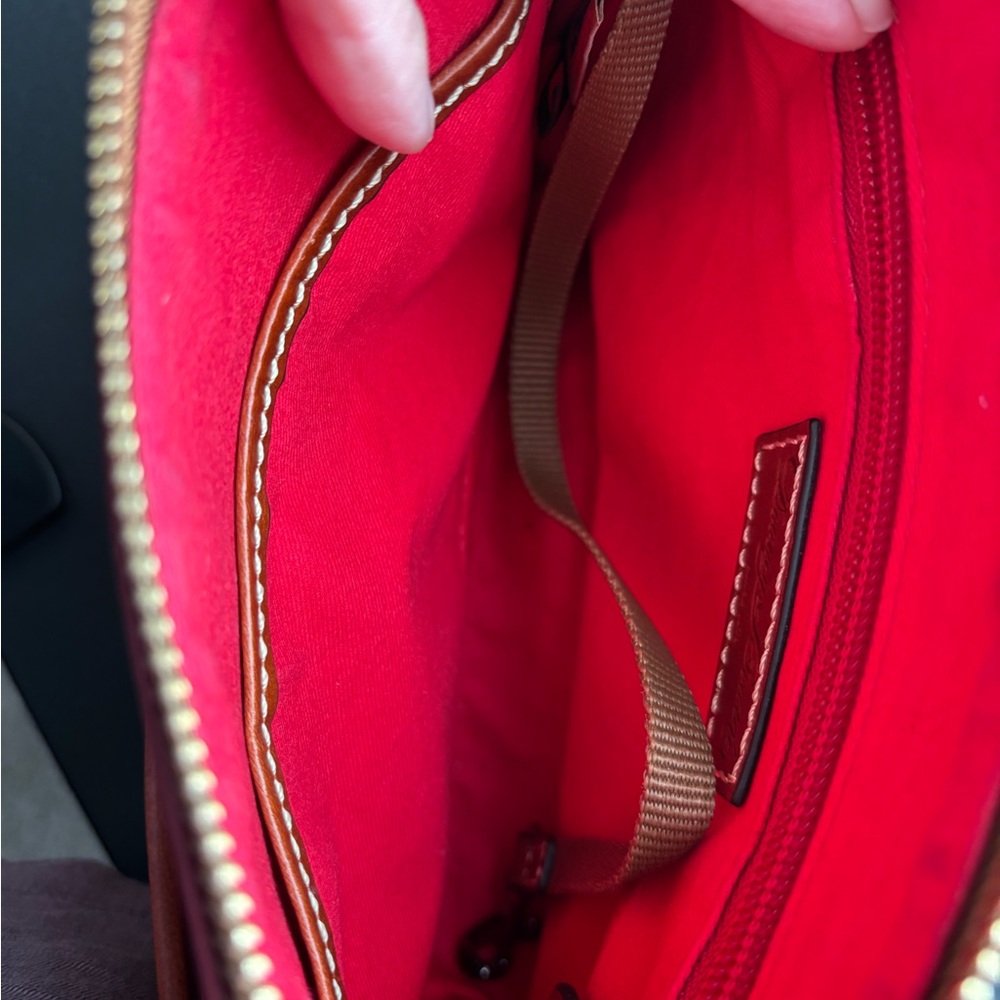 Dooney & Bourke Cherry Red Crossbody Bag - Picture 6 of 7